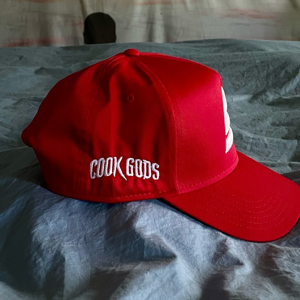 NWT G Perico Red Embroidered SnapBack